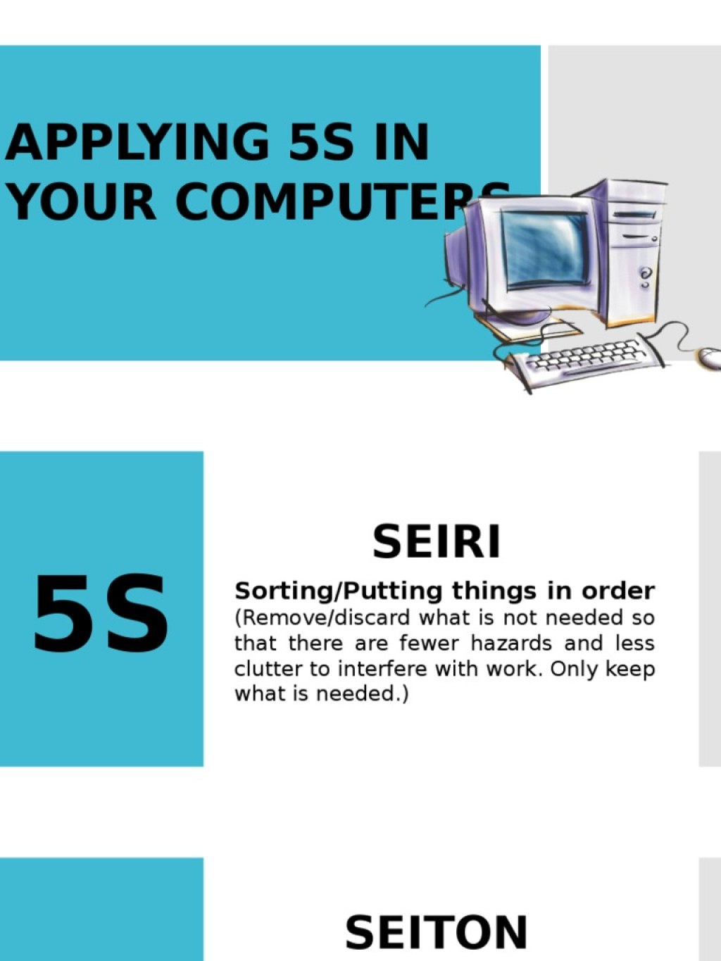 Picture of: Applying S in Your Computers  PDF  Computer File  Chair