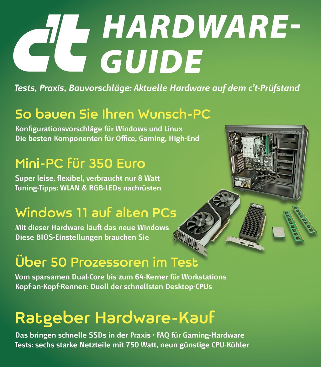 Picture of: c’t Hardware-Guide